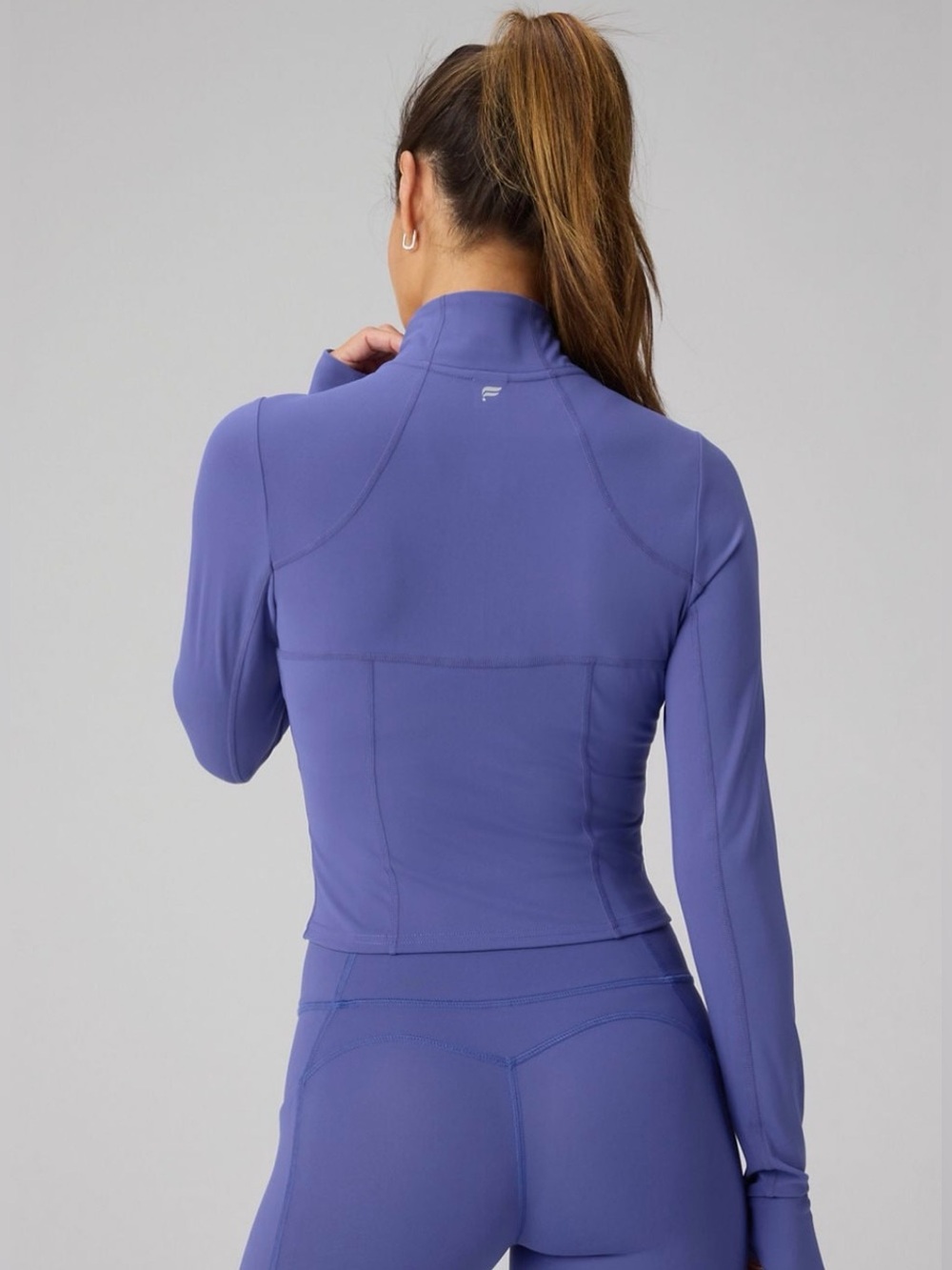 Fabletics Perfect Storm Cropped Train Jacket - Picture 2 of 3